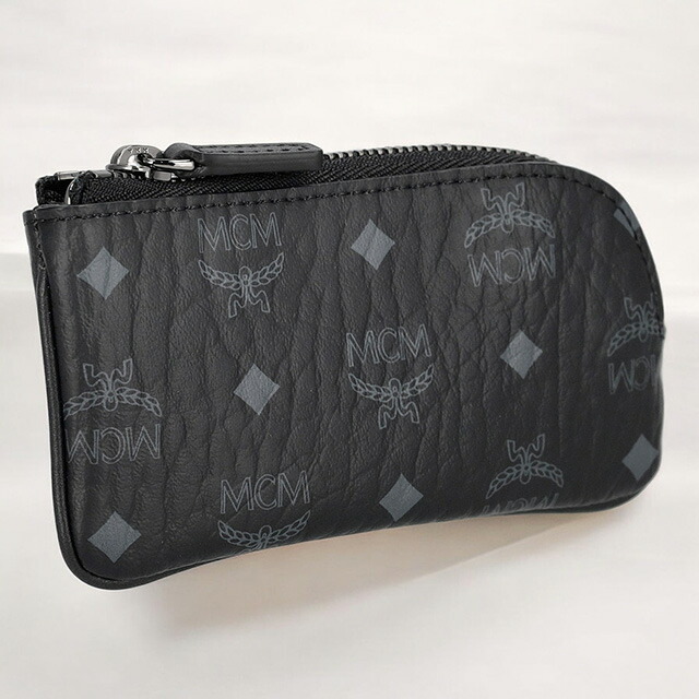MCM エムシーエム コインケース 財布 コンパクト ロゴ柄 スタッズ 　美品 MCM エムシーエム コインケース 財布 コンパクト ロゴ柄