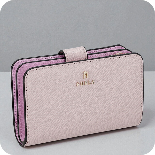 楽天市場】フルラ 二つ折り財布 カメリア ピンク レディース FURLA