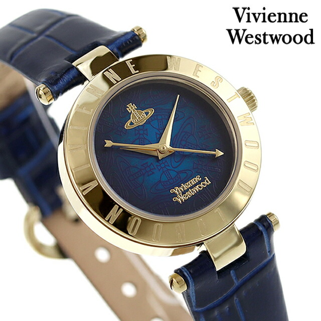 \10%OFFクーポン★21日10時迄/ ヴィヴィアン ウエストウッド クオーツ 腕時計 ブランド レディース Vivienne Westwood VV092NVNV アナログ ブルーグラデーション ブルー|腕時計のななぷれ select shop