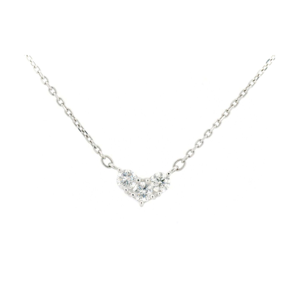 【中古】 4℃ ダイヤモンド ネックレス ヨンドシー Pt850(プラチナ) 質屋出品 【コンビニ受取対応商品】 27,225円