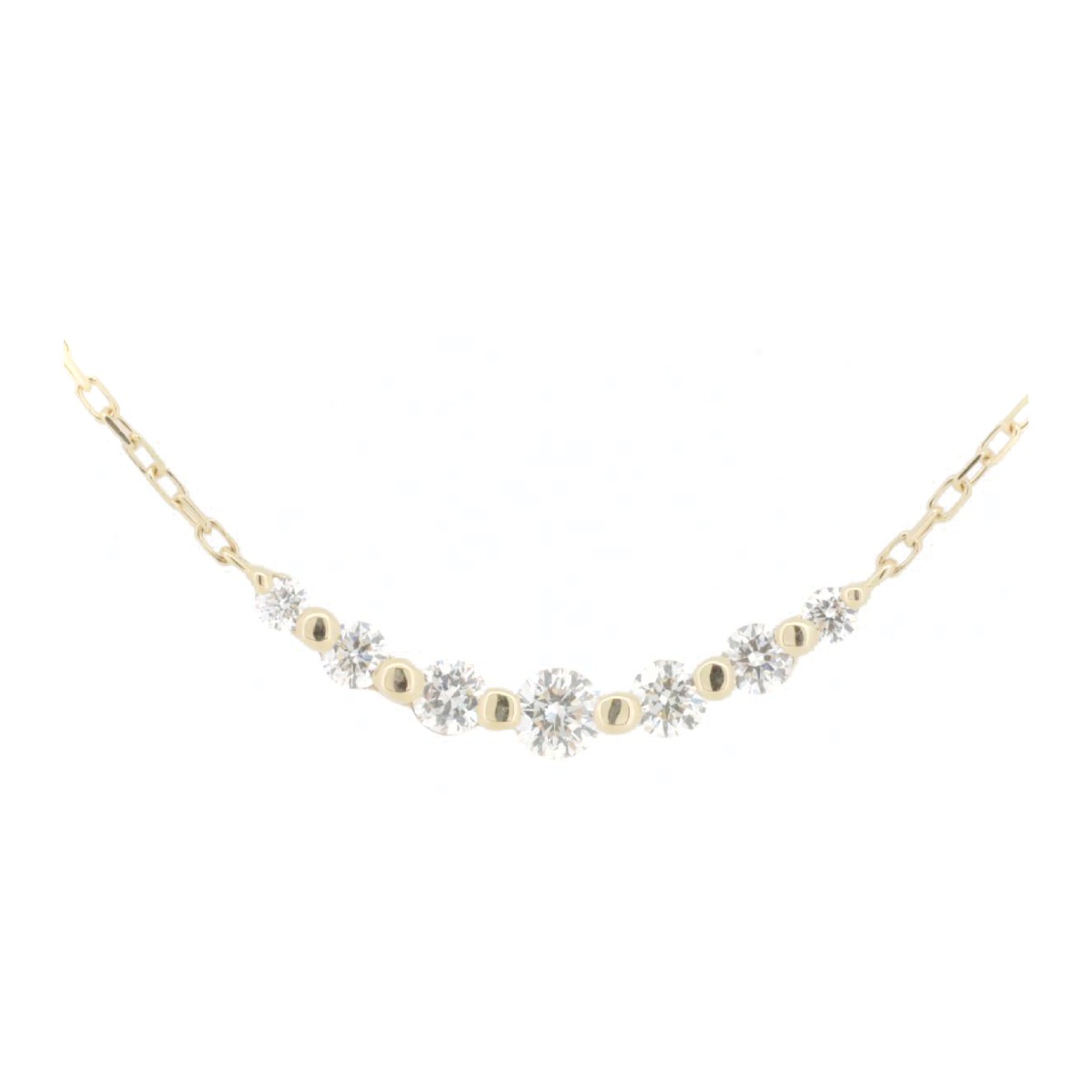 【中古】 オレフィーチェ ダイヤモンド ネックレス 0.20ct K18YG(18金 イエローゴールド) 【コンビニ受取対応商品】 ジュエリー|質 サイトウ
