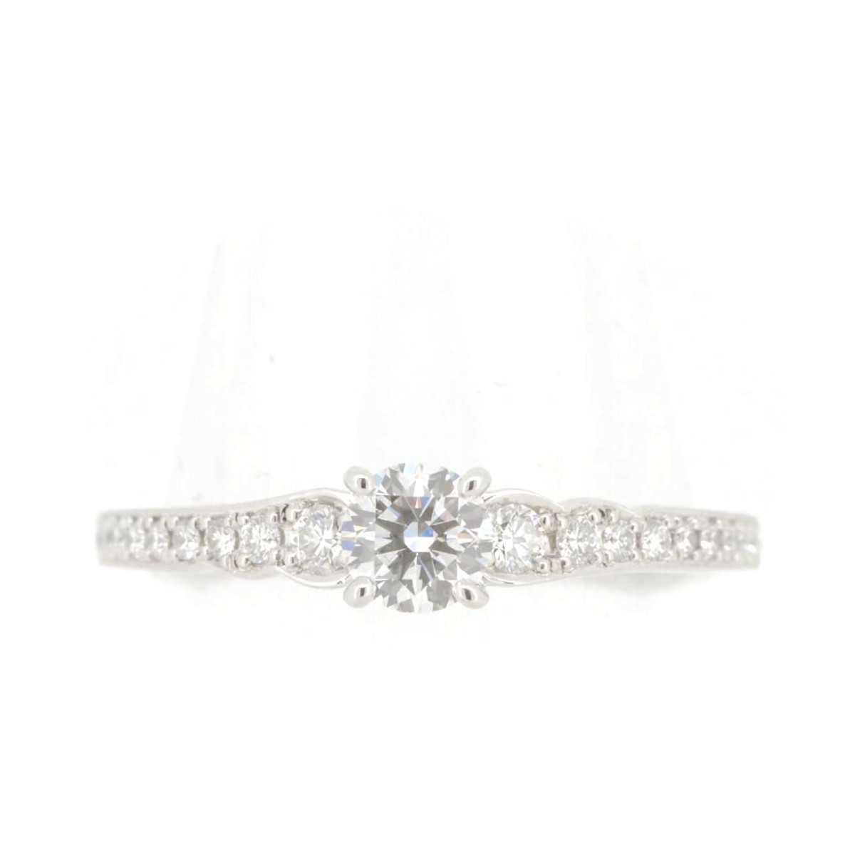 【中古】 ニワカ 俄 花麗 はなうらら ダイヤモンド リング 指輪 12号 0.31ct Pt950(プラチナ) 【コンビニ受取対応商品】｜質　サイトウ 154,000円