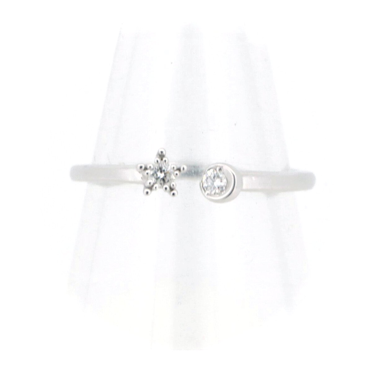 楽天市場】スタージュエリー【star jewelry】K18WG ダイヤモンドリング