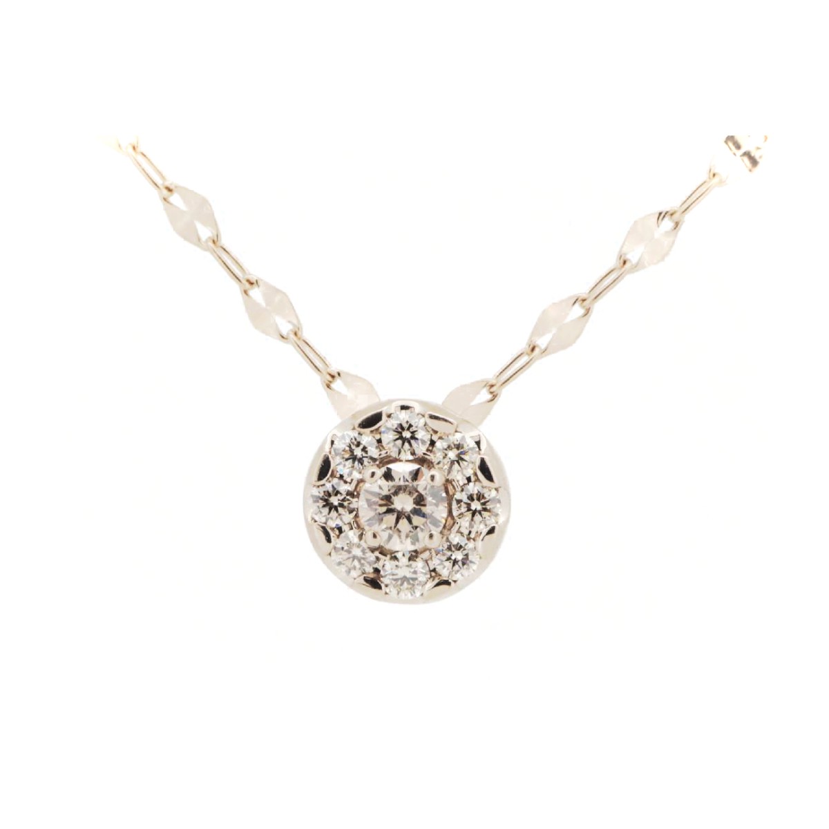 【中古】 カシケイ ダイヤモンド ネックレス 0.25ct K18YG(18金 イエローゴールド) 質屋出品 【コンビニ受取対応商品】 ジュエリー｜質　サイトウ