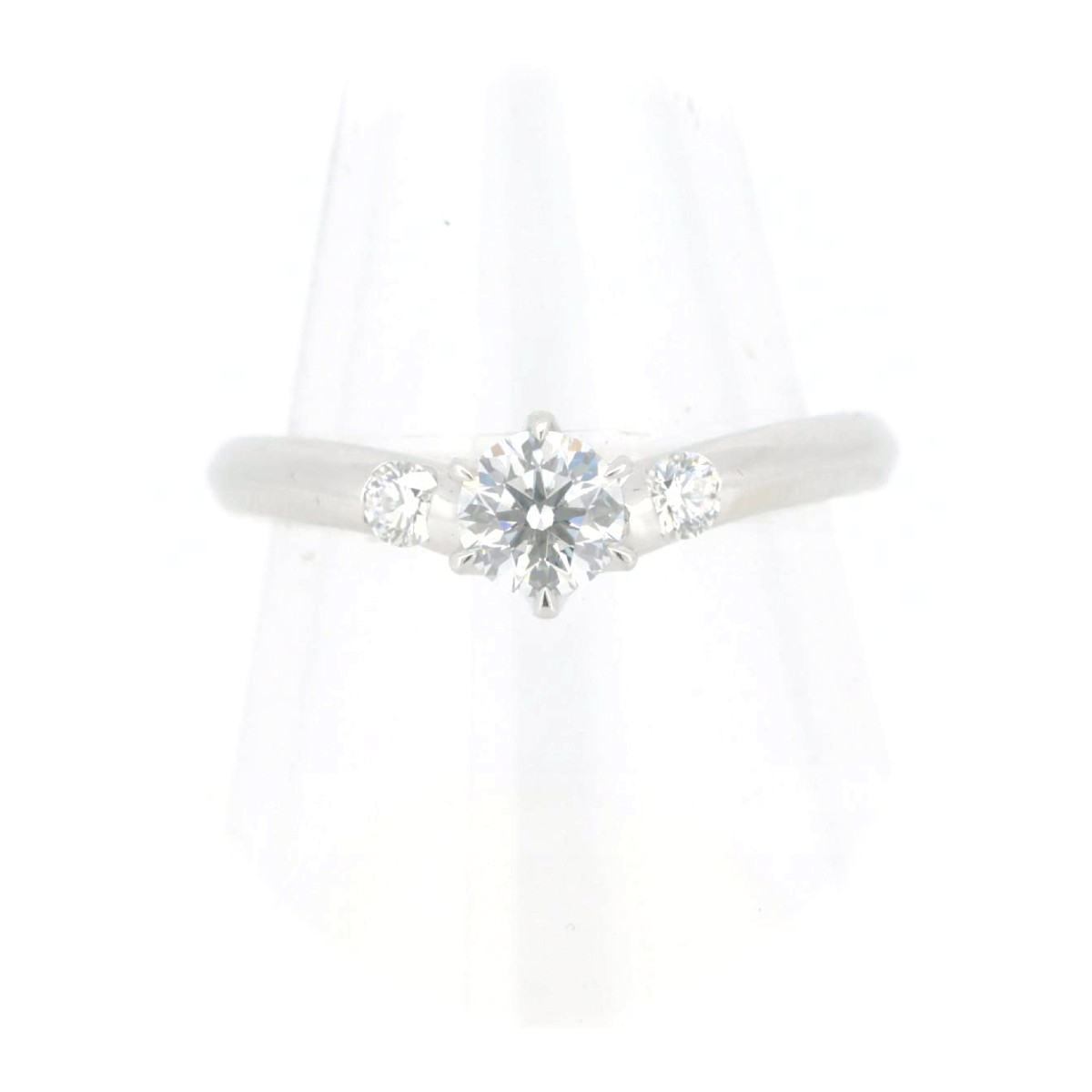 【中古】 ラザールダイヤモンド ダイヤモンド リング 指輪 9.5号 0.34ct 0.10ct Pt950(プラチナ) 質屋出品 【コンビニ受取対応商品】 ジュエリー｜質　サイトウ