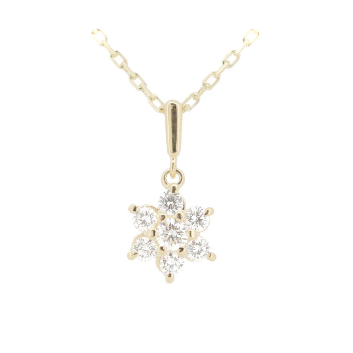 【中古】 ミキモト ダイヤネックレス 0.34ct k18YG 【コンビニ受取対応商品】 ジュエリー|質 サイトウ