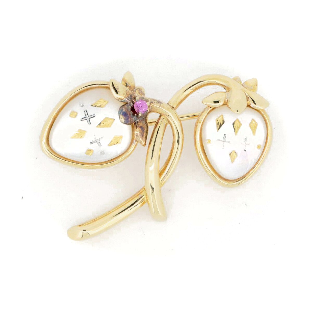 K18製　ピクウェ　ピンブローチ 難あり K18製 ピクウェ ピンブローチ 難あり