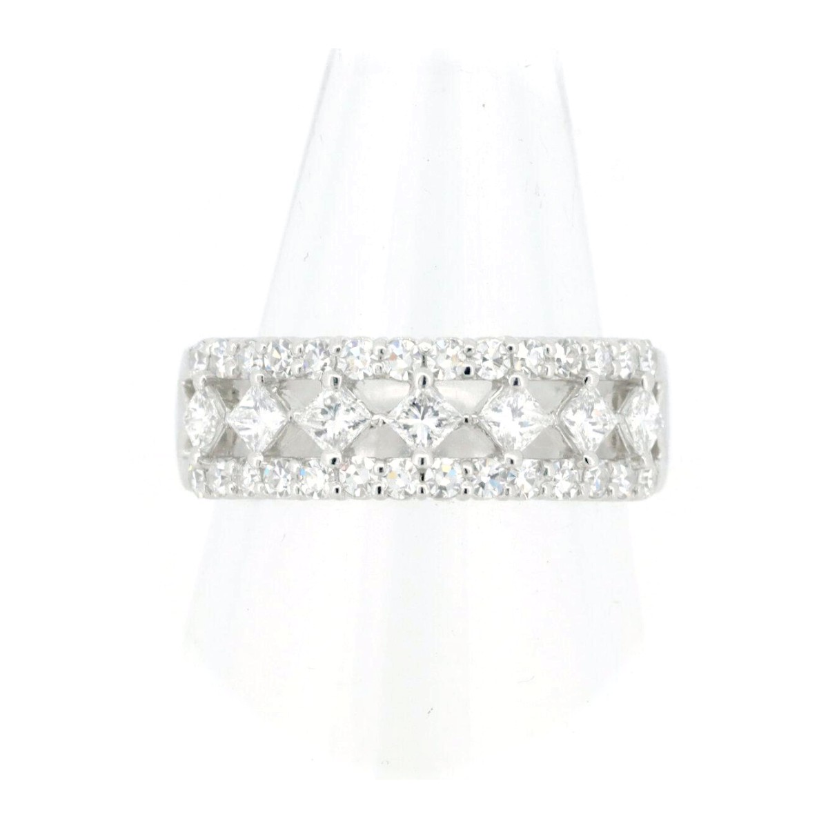 【中古】 スワ ダイヤモンド リング 指輪 0.70ct 10号 Pt950(プラチナ) 質屋出品 【コンビニ受取対応商品】 ジュエリー|質 サイトウ