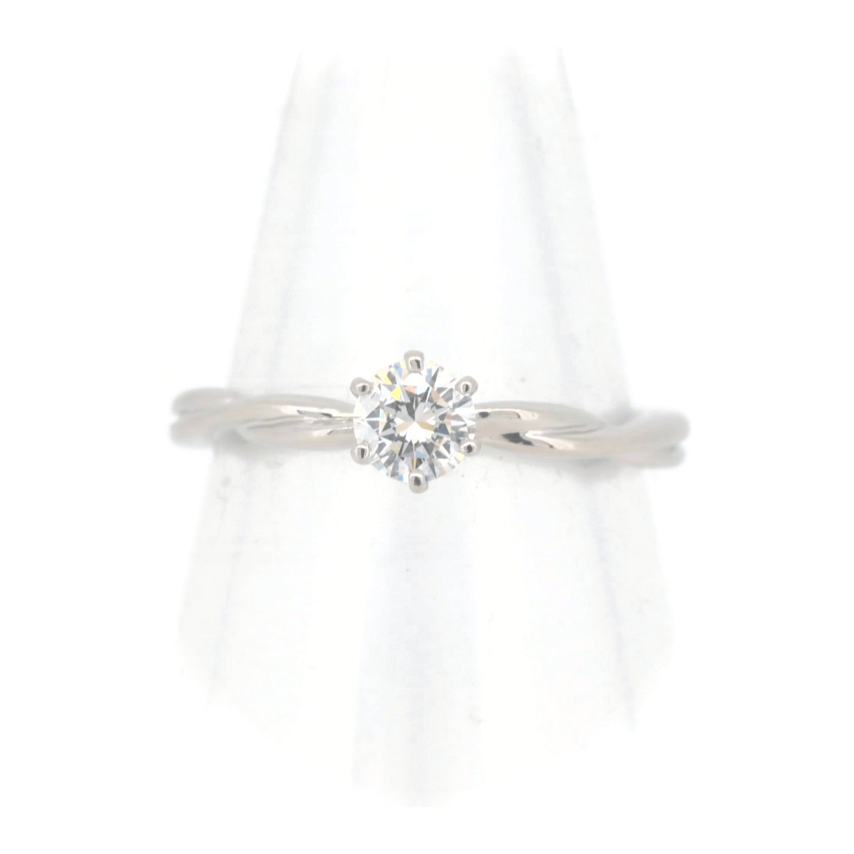 【中古】 ロイヤルアッシャー ダイヤモンドリング 指輪 8号 0.28CT E VVS2 PT900(プラチナ) 質屋出品 【コンビニ受取対応商品】 ジュエリー