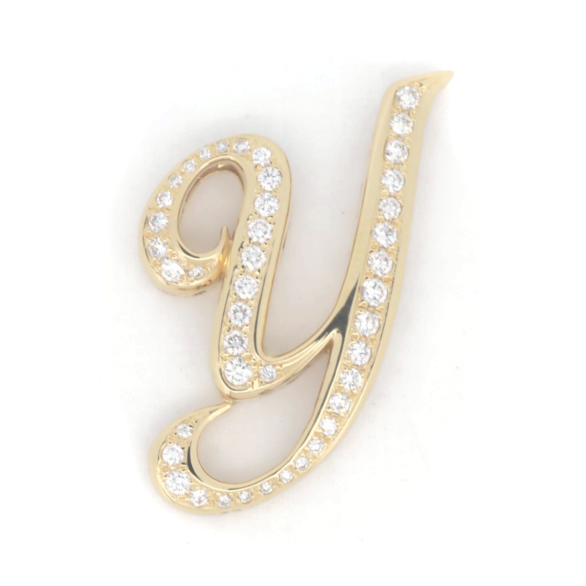 【中古】 ゆきざき アルファ Y ダイヤモンド ペンダント ラージ 1.01ct K18YG(18金 イエローゴールド) 質屋出品 【コンビニ受取対応商品】 ジュエリー｜質　サイトウ