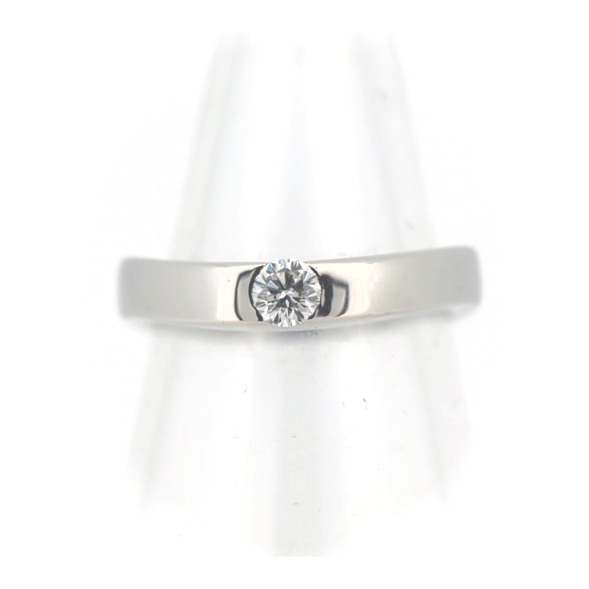 1586 ミキモトダイヤリングPT950プラチナリング8号0.214ct ミキモトダイヤリングPT950プラチナリング8号0.214ct - メルカリ
