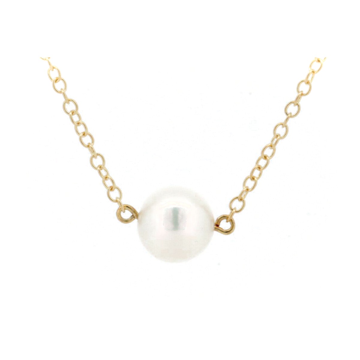 楽天市場】ミキモト 一粒パールネックレス 淡水真珠 8.7mm K18(750