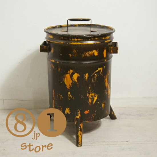 楽天市場】インダストリアルメタル ガベージボックス ゴミ箱