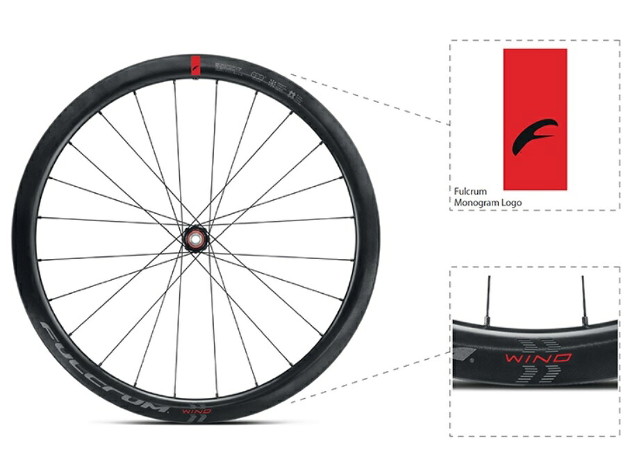 【送料無料】FULCRUM WIND 42 DB CUSTOM(F+R)カスタム (フルクラム ウィンド カスタム）ホイールセット｜81496＠bicycle