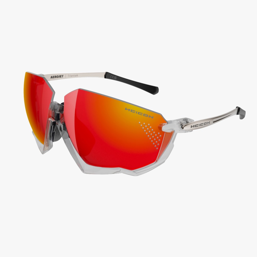 【送料無料】SCICON SPORTS AEROJET TITANIUM (シーコン スポーツ エアロジェット チタニウム ) FRAME:Crystal Gloss サングラス