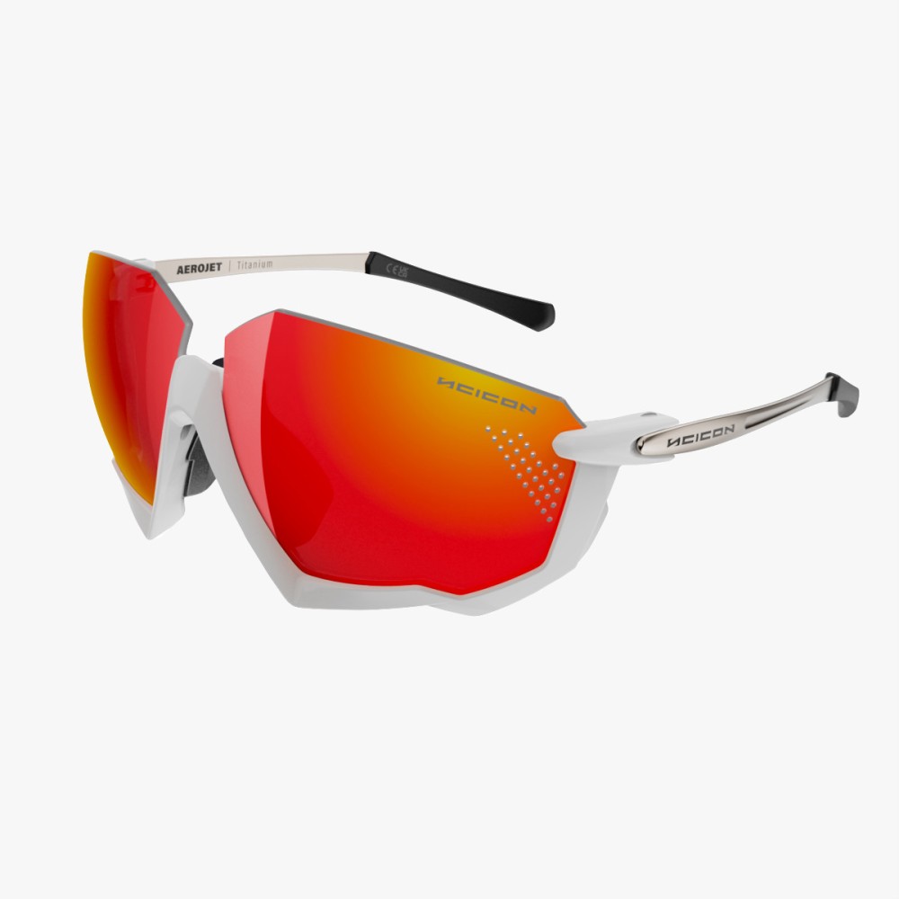 【送料無料】SCICON SPORTS AEROJET TITANIUM (シーコン スポーツ エアロジェット チタニウム ) FRAME:Metal White サングラス