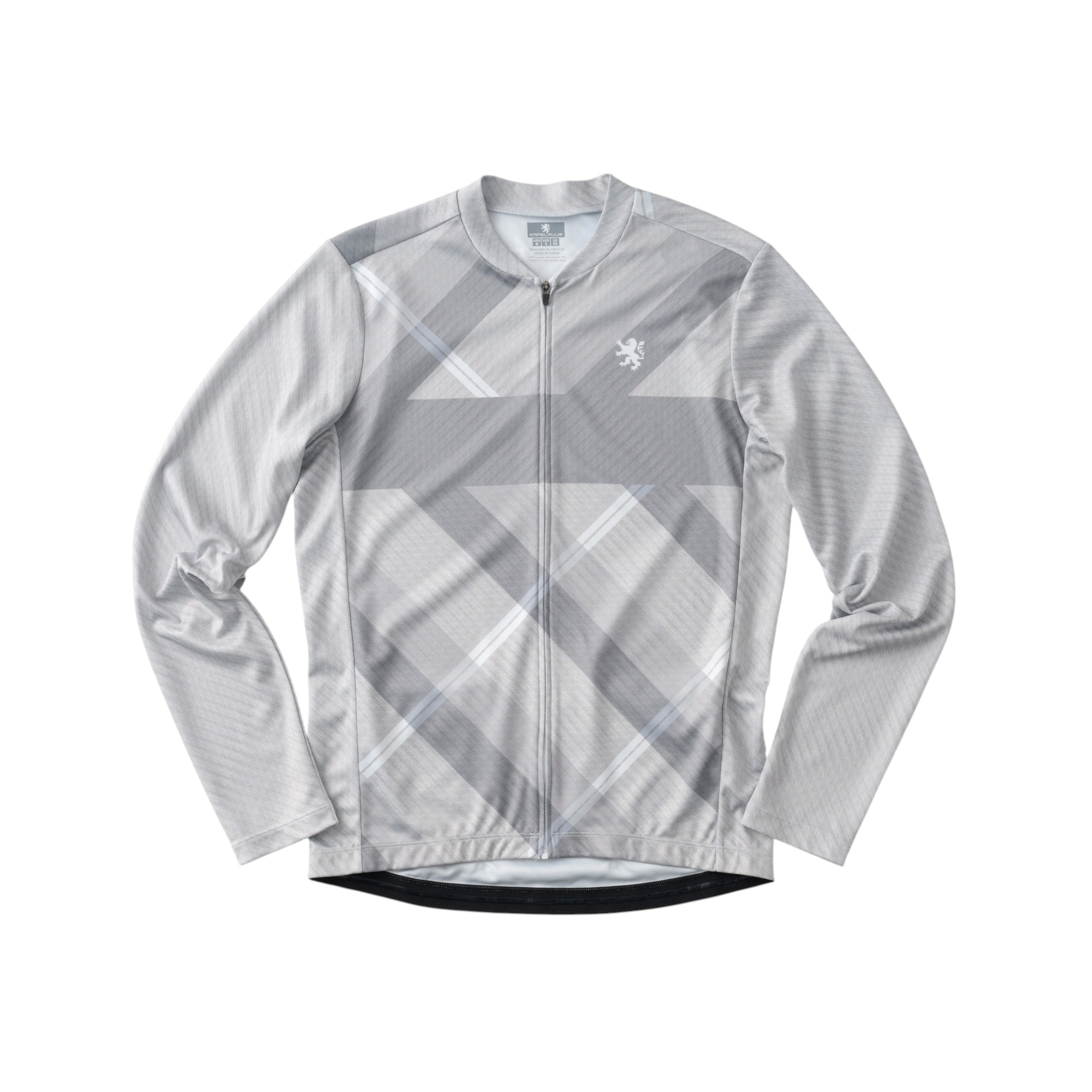 【送料無料】KAPELMUUR ( カペルミュール )プリント長袖ジャージ グラスチェック|81496@bicycle