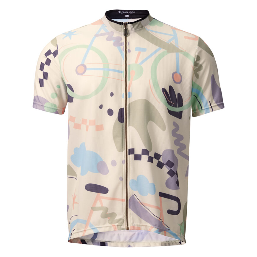 【送料無料】PEARLIZUMI ( パールイズミ ) 334-B シティライド プリント ジャージ ハイビスカス