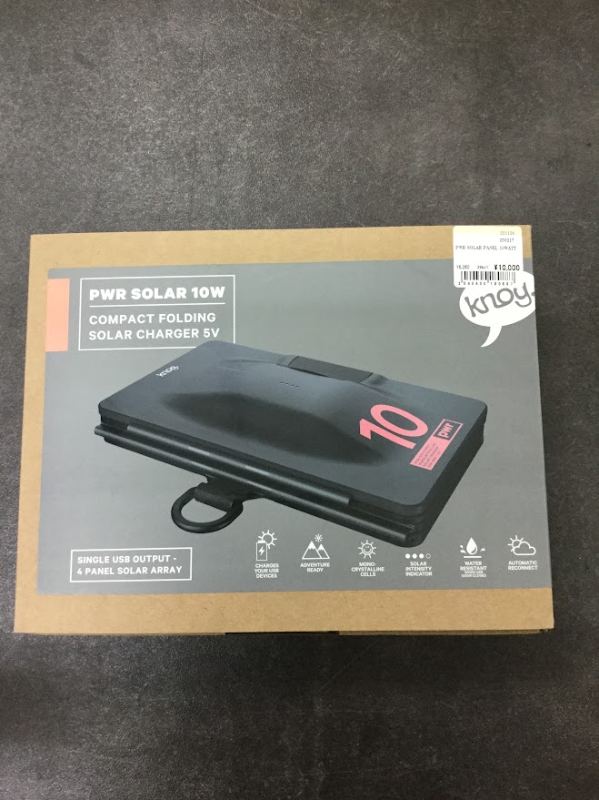 【在庫処分】【送料無料】knog PWR SOLAR (ノグ パワー ソーラー ) ソーラーパネル
