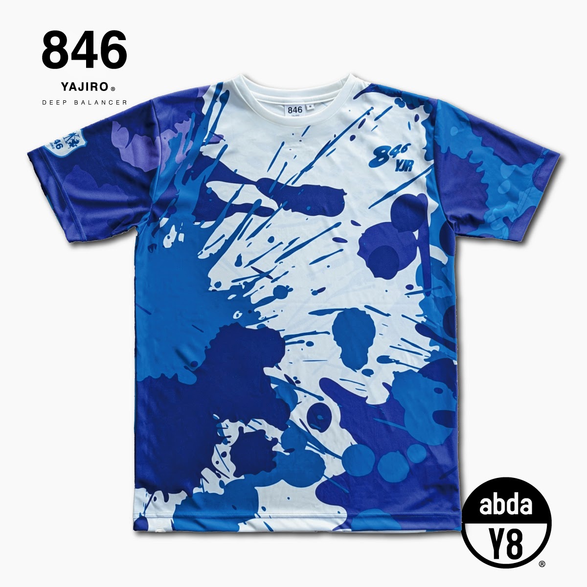 846 ペイズリー　Tシャツ　YAJIRO ブルー　L 846 ペイズリー Tシャツ YAJIRO ブルー L - メルカリ
