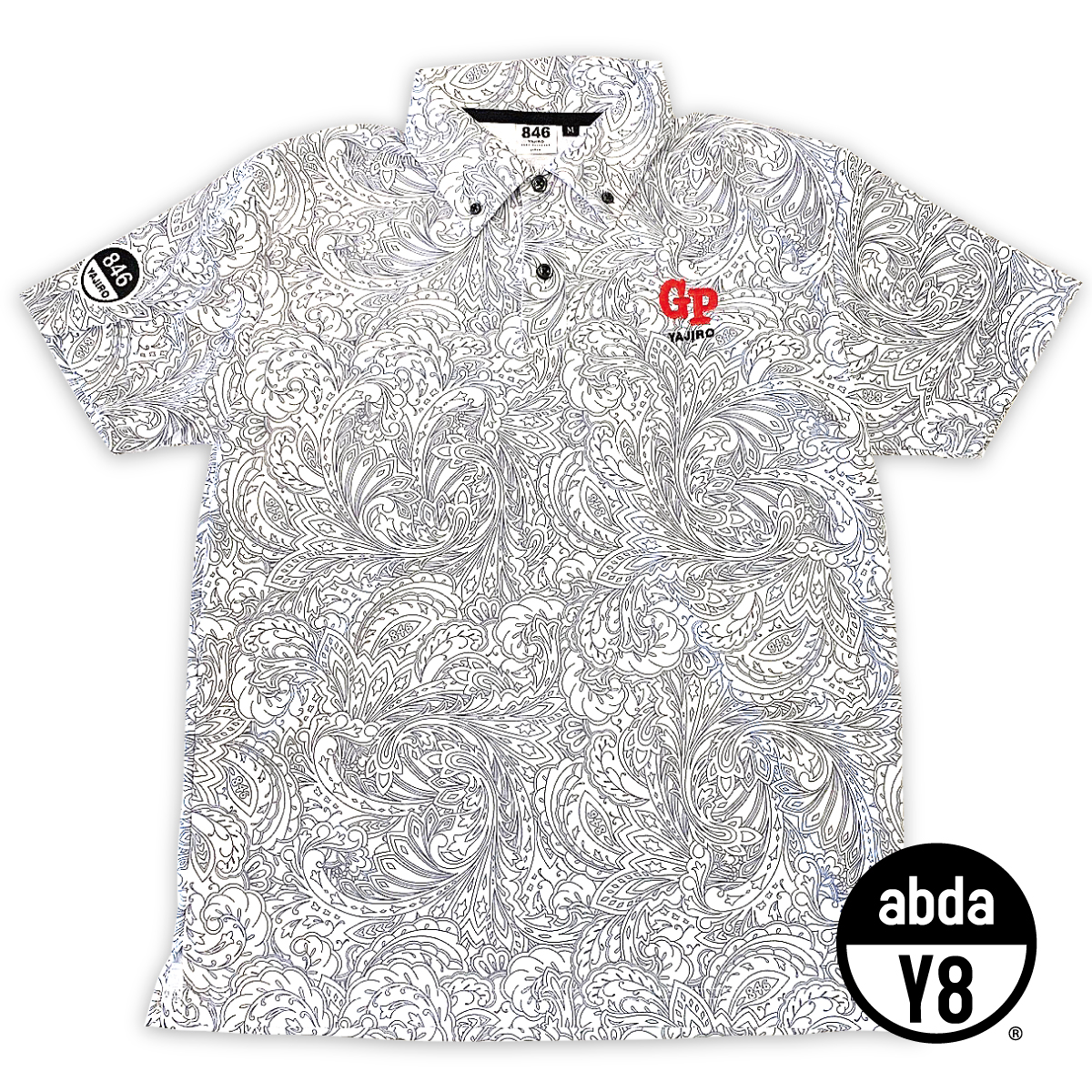 846ウェア Dry Polo Shirt White Unisex ホワイト スポーツウェア 吸水速乾 ゴルフtシャツ ポロシャツ レディース メンズ 夏 ランニング トレーニング ユニセックス おしゃれ Tシャツ 男女兼用 トップス ジム 半袖 ファッションメンズ フィットネス