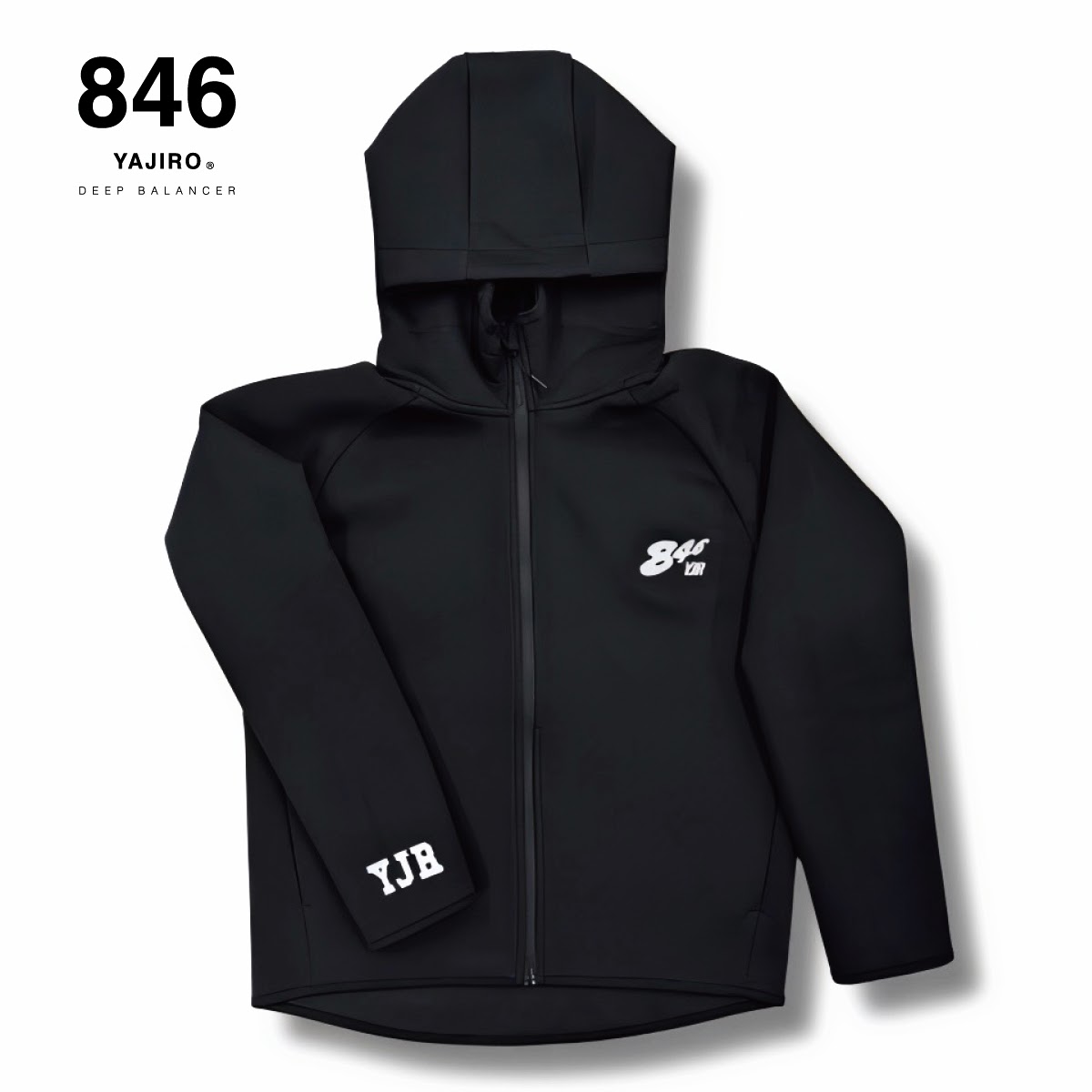 スポーツウェア 長袖 メンズ レディース 846パーカー ダンボールニットタイプ BLACK(Unisex) ボンディング パーカー スポーツアウター スポーツパーカー トレーニングパーカー ダンボールニットパーカー ゴルフ ブラック ランニング トレーニング おしゃれ ユニセックス