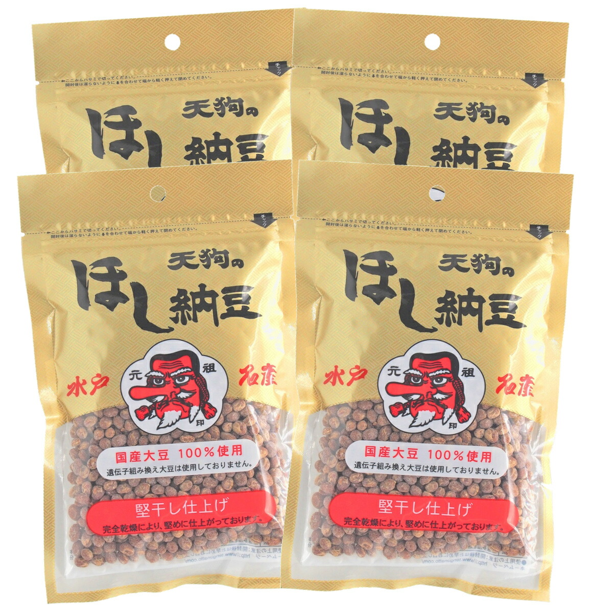 【楽天市場】水戸名産 天狗のほし納豆 国産大豆 60g×4個セット(計240g) : カネニ花田商店 楽天市場店