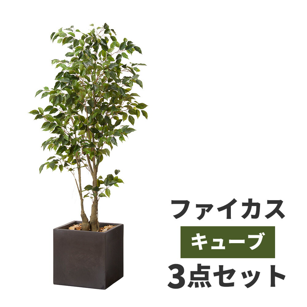 楽天市場 観葉植物 大型 ファイカス 鉢カバー セット 高品質 アーティフィッシャルフラワー 造花 人工観葉植物 フェイクグリーン インテリア オフィス ホテル サロン 医院 飲食店 ショップ 自宅 リビング 寝室 枯れない 臭わない 水不要 衛生的 おしゃれ テレワーク 癒し