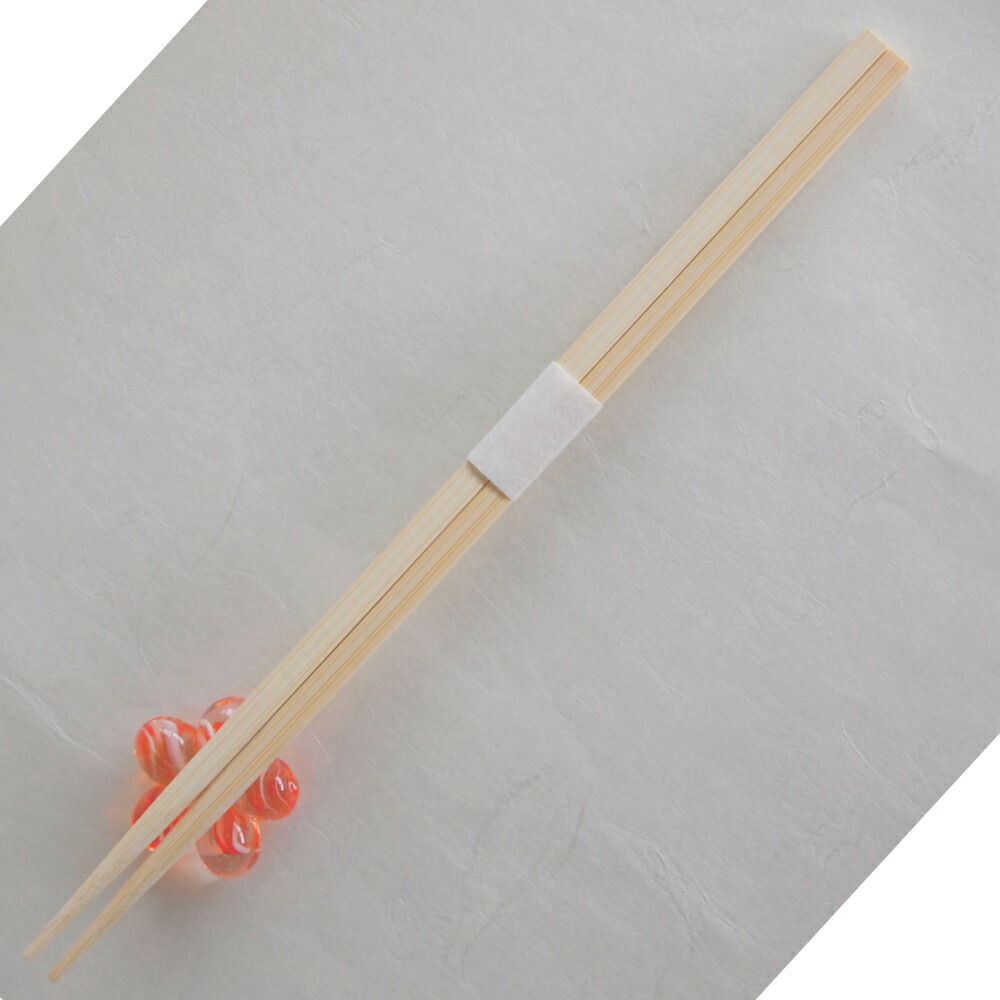 お役目用 箸 竹 角箸 24糎 白帯 3000膳入 貨物輸送無料（ただし北海道、沖縄、離島等は除きます。ご了承ください）