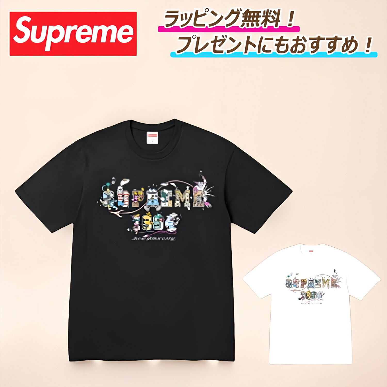 楽天市場】L【Supreme 22ss All Over Tee White シュプリーム T