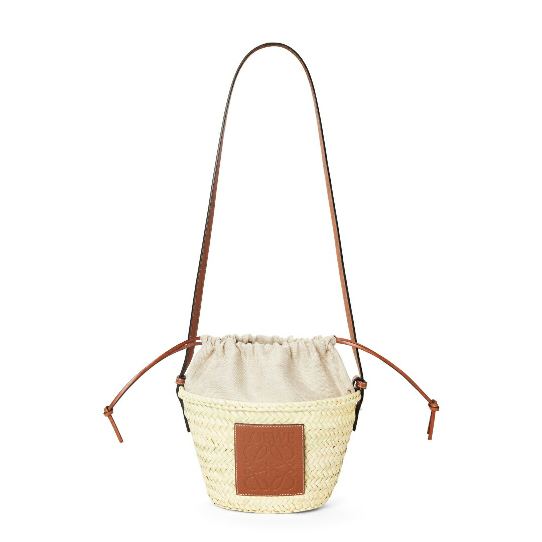 即発送 ロエベ ストローバッグ LOEWE ストロー ハンドバッグ | ブラウン | FARFETCH JP