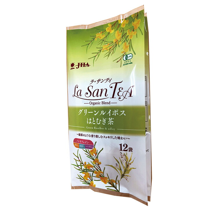 LaSanTEA グリーンルイボスはとむぎ茶(4g×12p)20個入 ケース販売