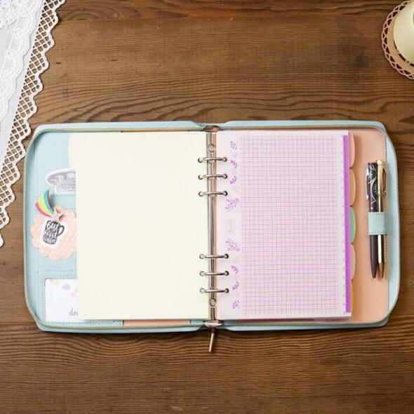 システム手帳 本体 Decona デコナ A5サイズ ファスナータイプ 全2色 リング径25mm レイメイ藤井 24 Hda6004 ネコポス不可 カスタマイズ ノート ライフログ 大人女子 可愛い オシャレ おしゃれ 合皮 バレットジャーナル スケジュール Ocrmglobal Com
