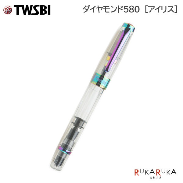 TWSBI 金剛石580［花ショウブ］筆 TWSBI 1907-M7449**0 【貨物輸送無料*】ツイスビー 筆 差し上げ物 中華民国 65_B