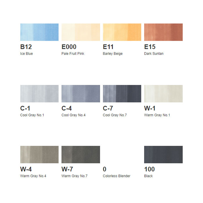 送料無料 北海道 沖縄は送料700円 インク補充可 コピックを初めて使う方におすすめのセット 855 1250 筆ペン イラスト向け Sketch コピックスケッチ Too Copic ベーシック24色セット 送料無料 イラスト向け アルコール染料インク ツインニブ 楕円形