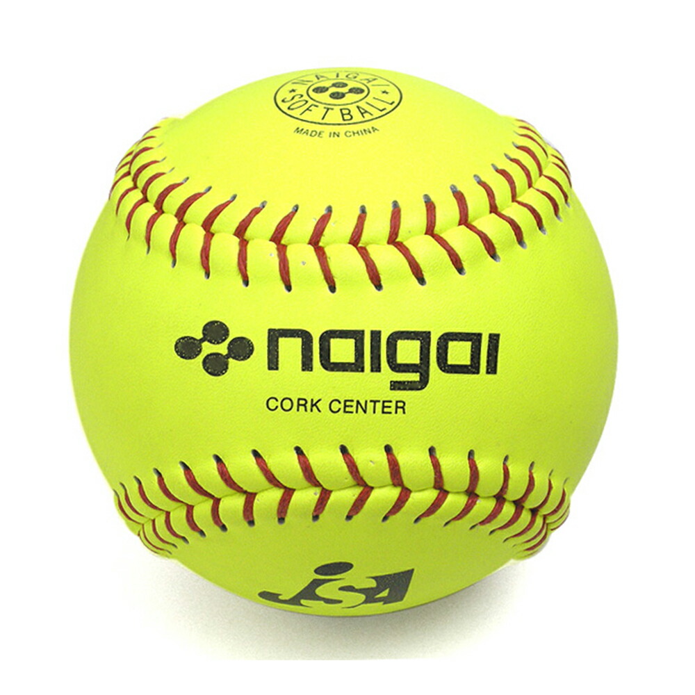 ソフトボール 革ソフトボール 3号球 12球 ナイガイ 1ダース 検定球