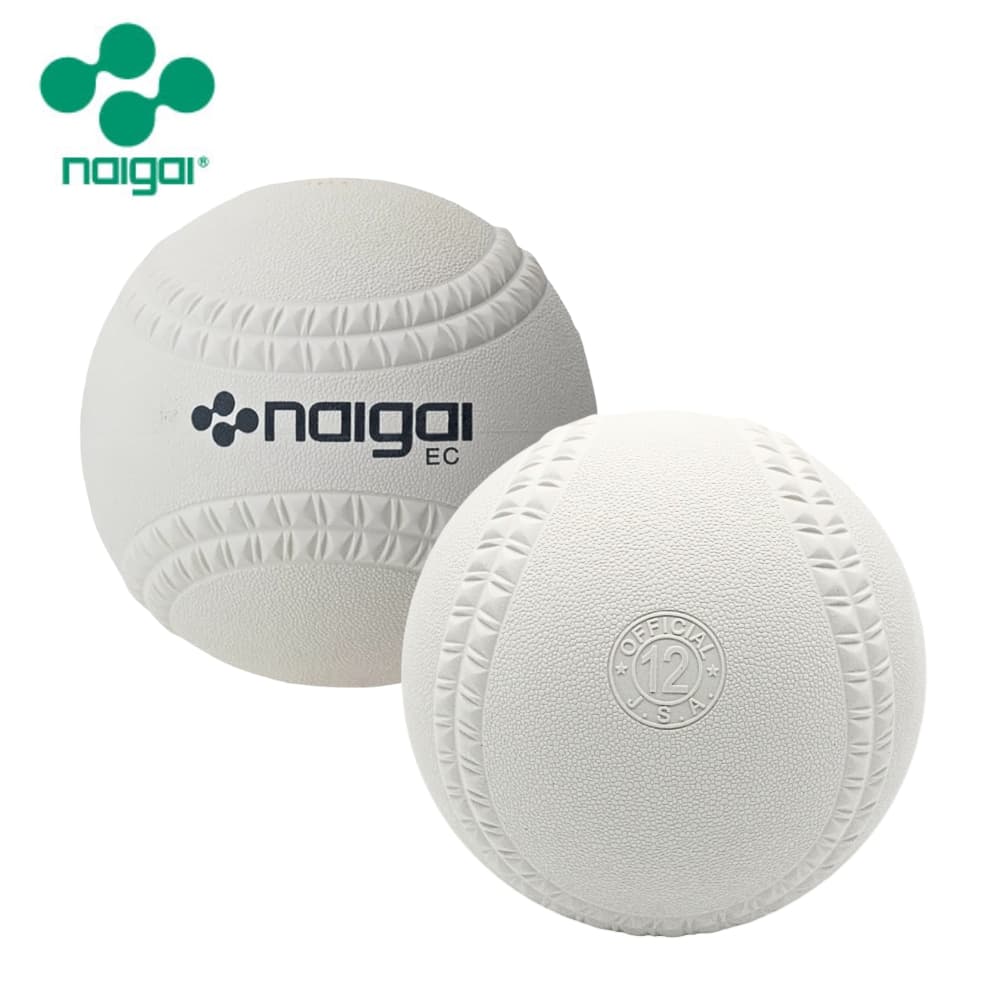 NAIGAI - 新品　軟式ボール　60球 訳あり】ナイガイ やわらかソフトボール （イエロー） 3号球 6球