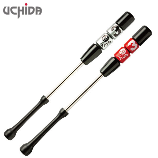 UCHIDA(ウチダ) トリプルスリー TR3-85R/TR3-85G (85cm/1050g) 野球用 トレーニングバット 打撃練習 Triple three 内田販売システム ラッピング不可
