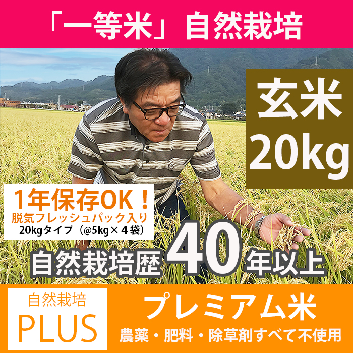 自然栽培　農薬化学肥料不使用　R4年度米　愛媛県産ヒノヒカリ　天日干し米 20k