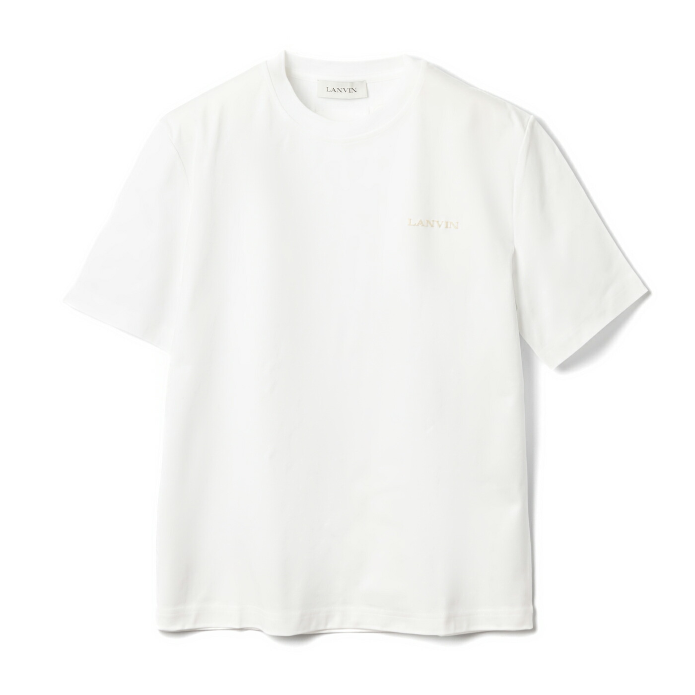 [最大7,500円クーポン 31日まで] LANVIN ランバン BOUCLETTE LOGO T-SHIRT ロゴ Tシャツ ホワイト おしゃれ 上品 カジュアル ブランド｜8icons