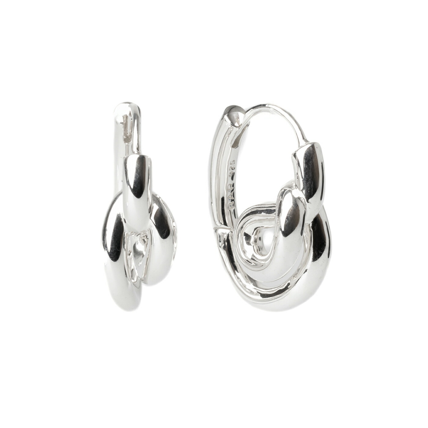 [全品クーポン&ポイント5倍 26日まで] BAR JEWELLERY バー ジュエリー UNRAVEL EARRINGS SILVER アンラベル ピアス スターリングシルバー925 レディース プレゼント 誕生日 記念日 ギフト 上品｜8icons 19,650円
