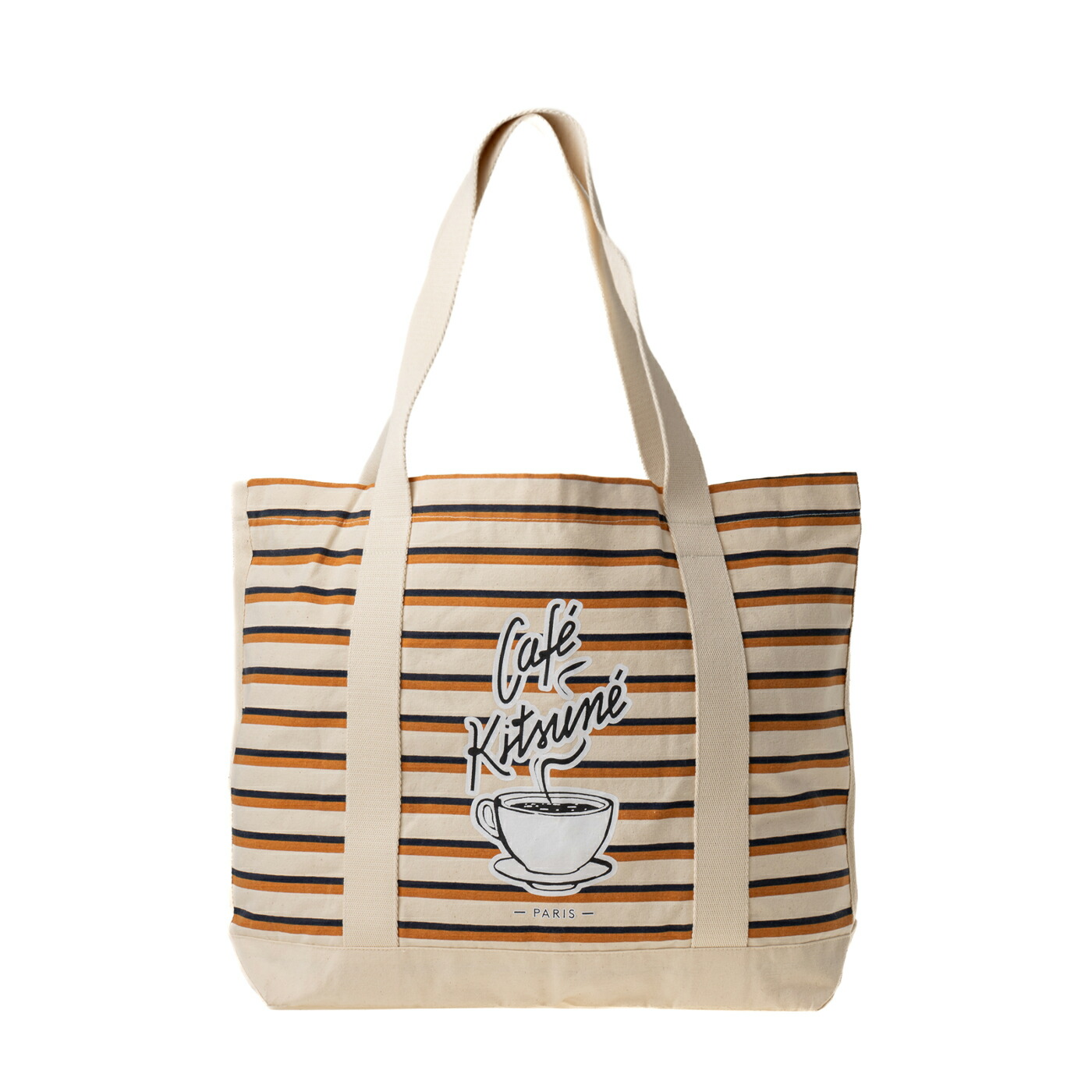 楽天市場】Maison Kitsune メゾンキツネ Cafe Kitsune Coffee Cup Tote