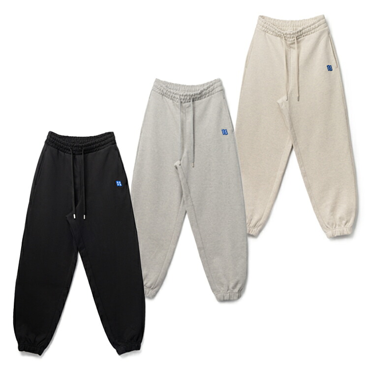 [最大限度10,000円引き換え証\u0026尖んがり5倍 11日まで] ADERERROR アーダーエラー SIG BL TAG SWEATPANTS 01 BO42FYSP0201 スウェットパンツ 黒いこと 薄墨色 オートミール 綿織物 ユニ一発やる メンズ レ