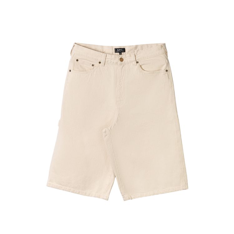 [全品クーポン&ポイント5倍 26日まで] A.P.C. アーペーセー COHGM-H10216 WESTLAND SHORTS ショートパンツ ボトムス メンズ コットン ホワイト 普段使い 春 夏 オフィスカジュアル カジュアル シンプ｜8icons