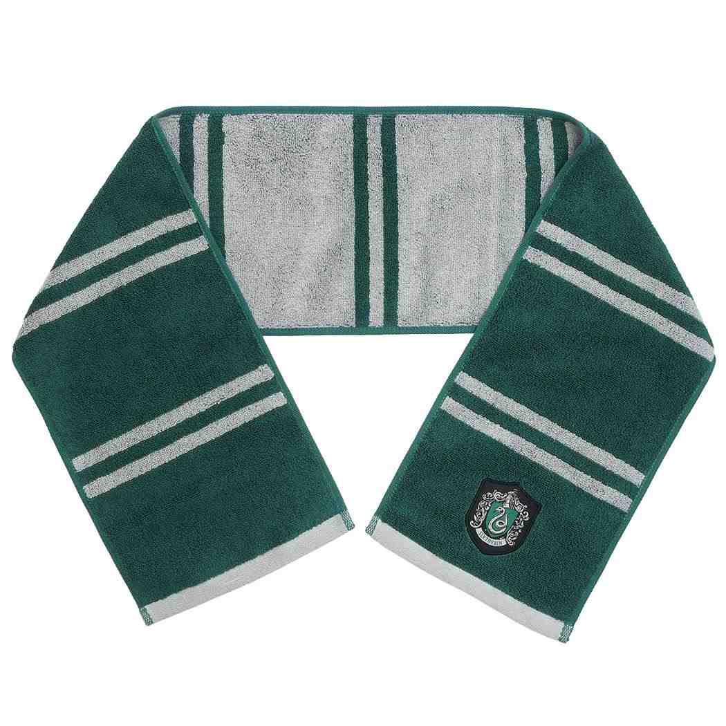 ハリーポッター マフラータオル 映画キャラクター ロングタオル キャラクター 抗菌防臭 スリザリン プレゼント スリム