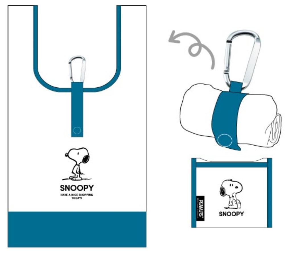 楽天市場 スヌーピー エコバッグ 折りたたみ コンビニサイズ レジ袋 ショッピング バッグ おしゃれ かわいい キャラクター グッズ コンパクト 軽量 大容量 小さめ シンプル ナイロン レジバッグ マチ付き お弁当 実用的 プレゼント 白 おしゃれ 可愛いピアス8loop