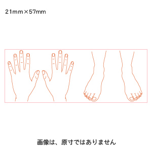 楽天市場 人体図 スタンプ 学校 医学 病院 カルテ 手のひら 足のうら 21mm 57mm スタンプ台不要 ハンコファクトリー