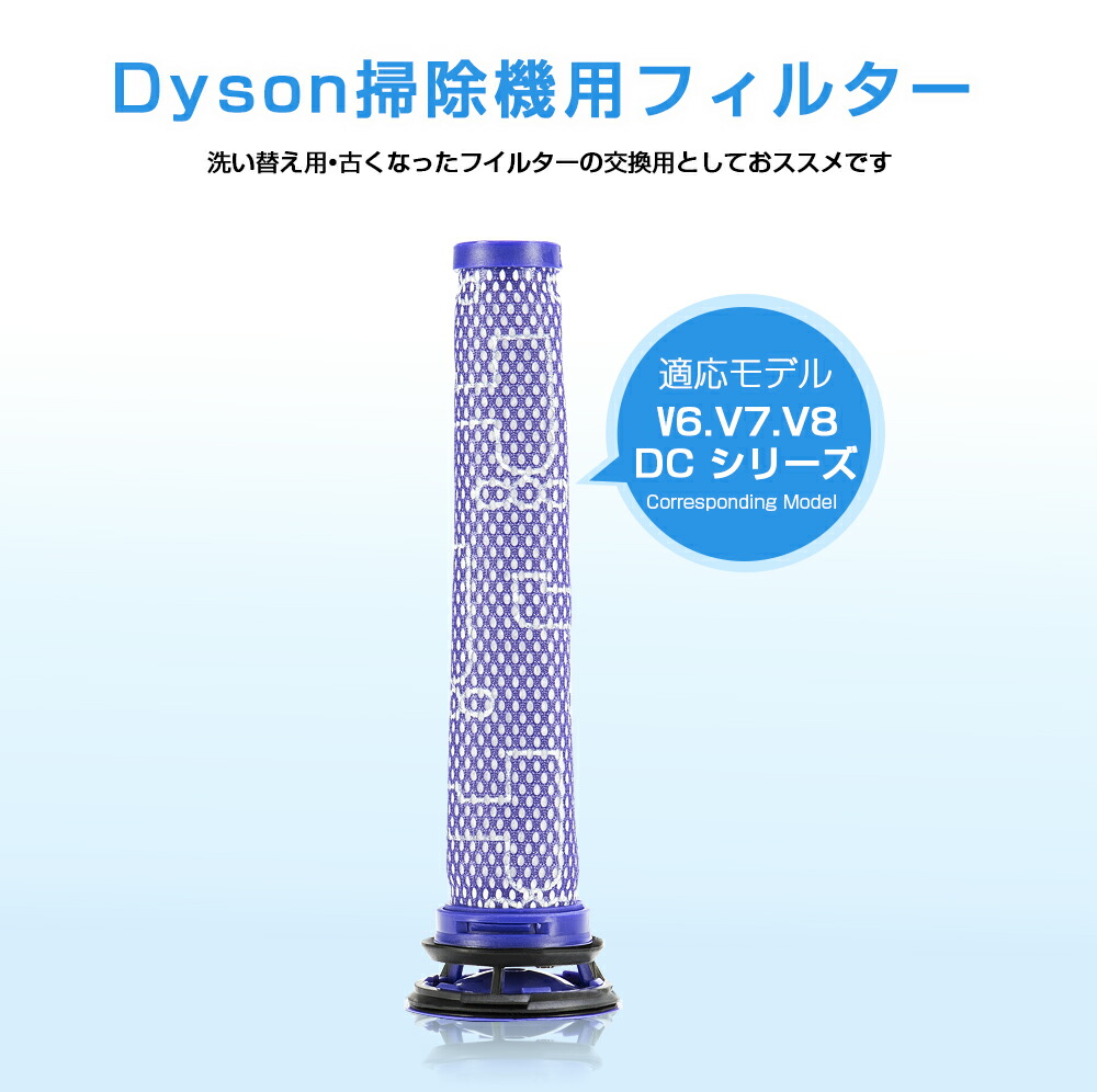 ダイソン掃除機フィルターDC58V6V7V8シリーズポストモーターフィルター交換フィルターフィルタ互換フィルター部品高品質HEPAフィルタ
