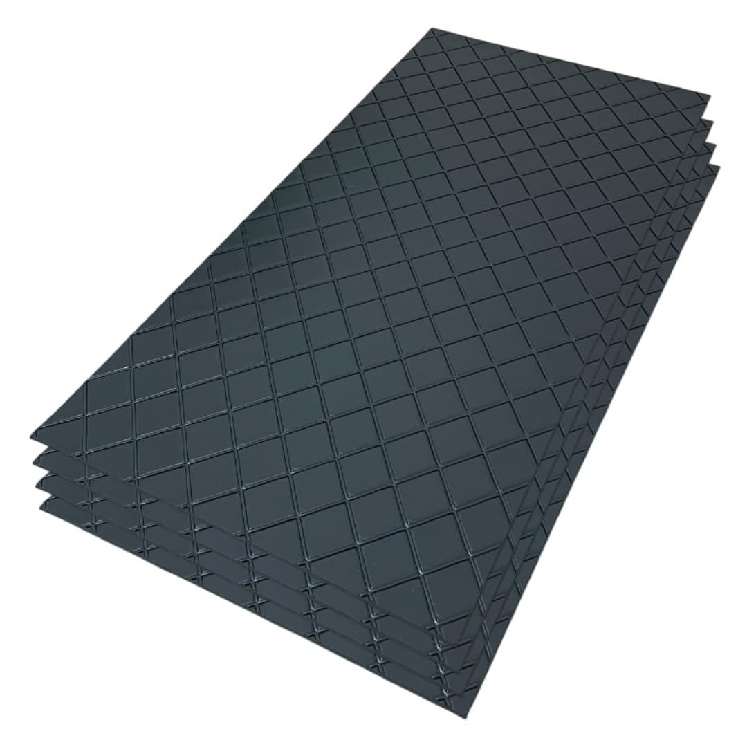 軽量高強度 樹脂製敷板 PSKJr 450×910mm 厚さ6mm｜工事現場・イベント・DIYに最適 床面の保護・養生材 薄型硬質タイプ 約2.5kg