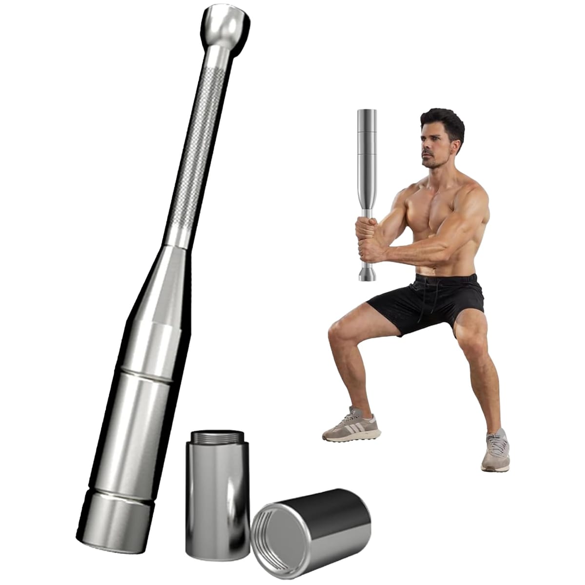 楽天市場】クラブベル/ダンベル インディアンクラブ 調整可能な重量 筋